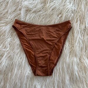 Skims High Cut Brief Panty Bronze Size XXS
